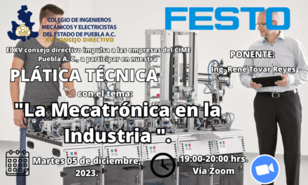 Plática Técnica: «La Mecatrónica en la Industria «.