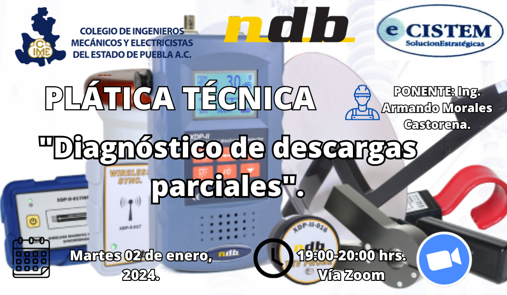 Plática Técnica: «Diagnóstico de descargas parciales».