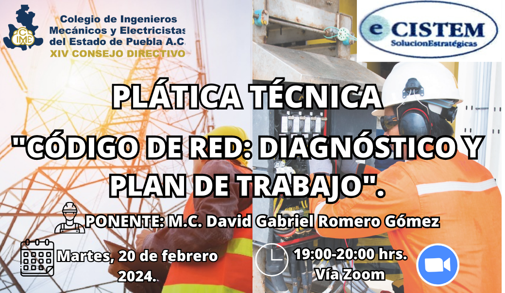 Plática Técnica:  «Código de Red: Diagnóstico y plan Trabajo».