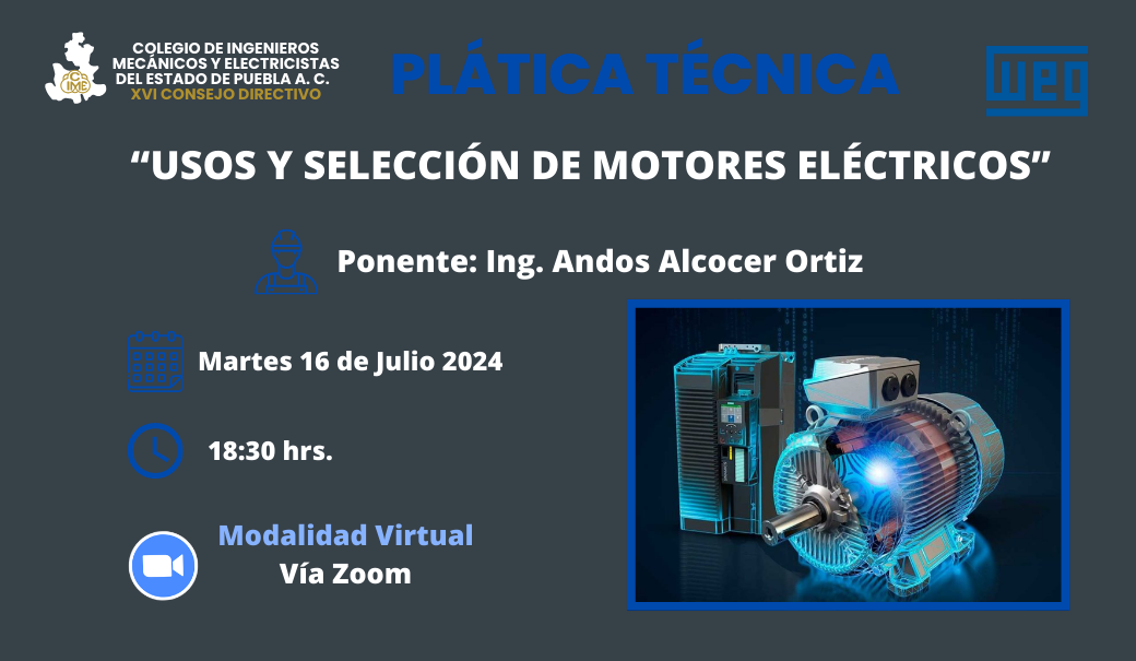 Plática Técnica “Usos y Selección de Motores Eléctricos”