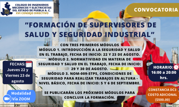 «FORMACIÓN DE SUPERVISORES DE SALUD Y SEGURIDAD INDUSTRIAL»