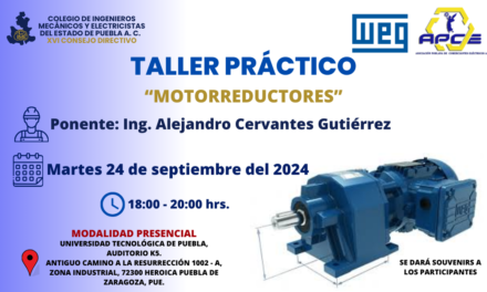 TALLER PRÁCTICO «MOTORREDUCTORES»