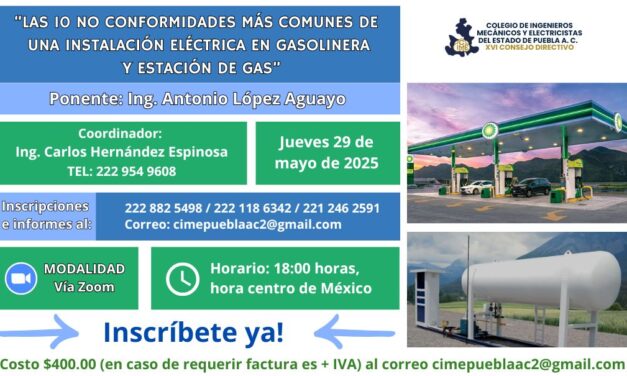 «LAS 10 NO CONFORMIDADES MÁS COMUNES DE UNA INSTALACIÓN ELÉCTRICA EN GASOLINERA Y ESTACIÓN DE GAS»